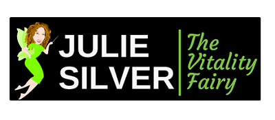 ello, Im Julie Silver, The Vitality Fairy, Over 25 years ago, when my son was a tiny baby, he developed severe eczema allergies A year later my dad suddenly dropped dead of a heart attack at the age of 57, I was then made redundant from an admin job at Granada TV and soon after I left my marriage With extremely low energy, very high stress levels and some health issues I thought would get even worse and Id have for life, I was inspired to make changes I thought would be impossible